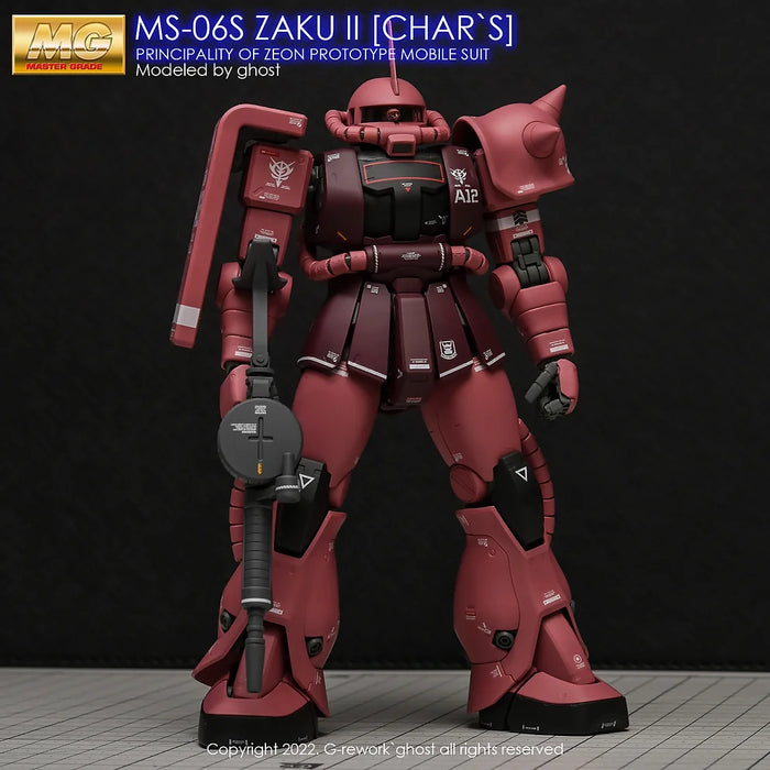 G-Rework Decal - MG MS-06S Char's Zaku II Ver.2.0 Use