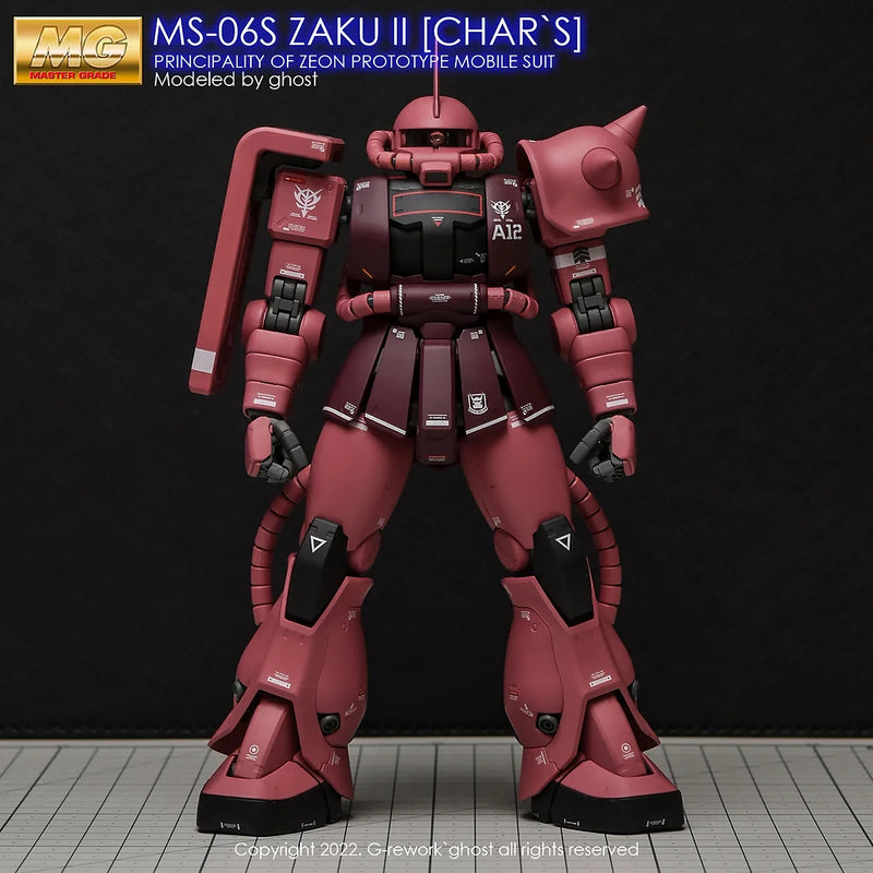 G-Rework Decal - MG MS-06S Char's Zaku II Ver.2.0 Use