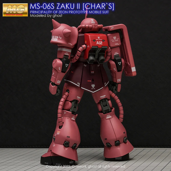 G-Rework Decal - MG MS-06S Char's Zaku II Ver.2.0 Use