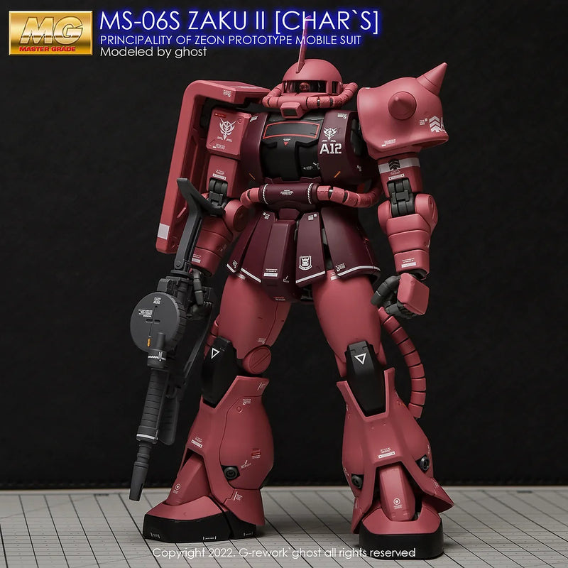 G-Rework Decal - MG MS-06S Char's Zaku II Ver.2.0 Use
