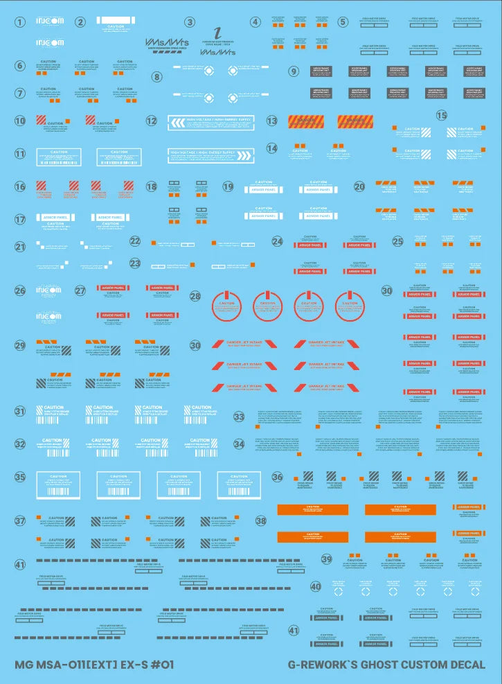 G-Rework Decal - MG MSA-0011 [EXT] Ex-S Gundam Ver.1.5 Use