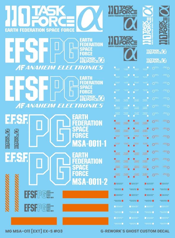 G-Rework Decal - MG MSA-0011 [EXT] Ex-S Gundam Ver.1.5 Use