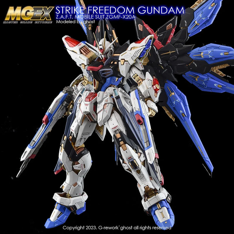 G-Rework Decal - MGEX ZGMF-X20A Strike Freedom Gundam Use