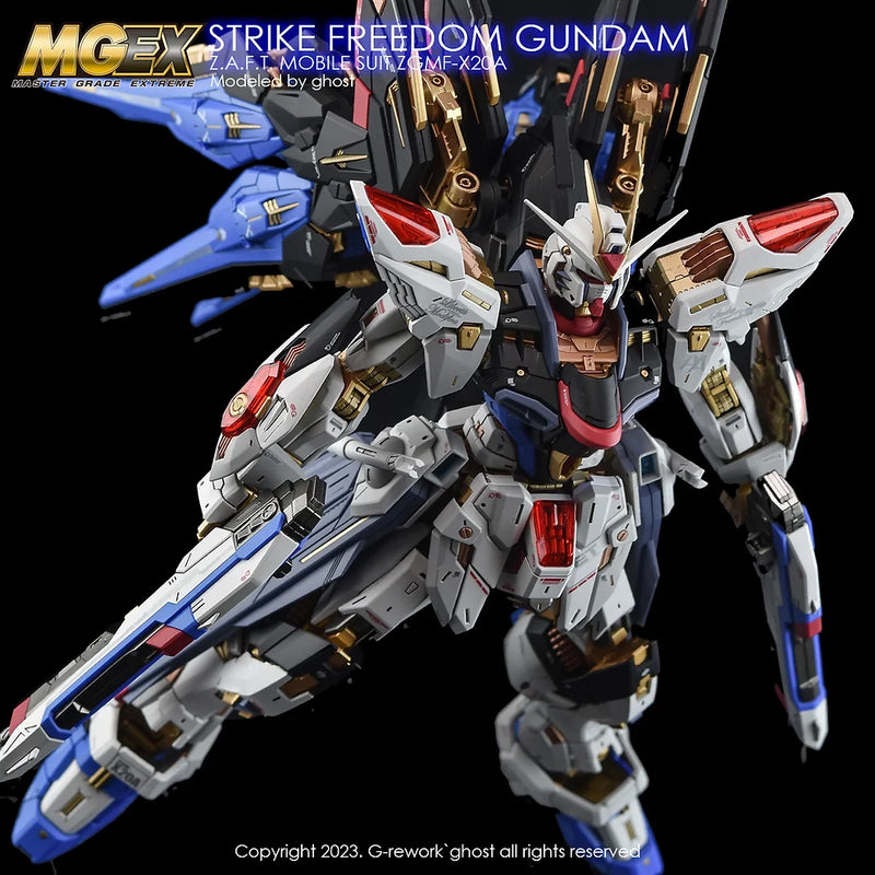 G-Rework Decal - MGEX ZGMF-X20A Strike Freedom Gundam Use