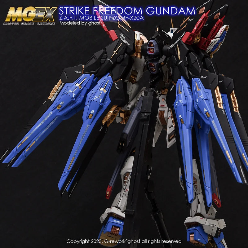 G-Rework Decal - MGEX ZGMF-X20A Strike Freedom Gundam Use