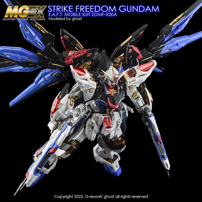 1/100 MG MB Strike Freedom Gold Stamp Water Slide Decals – DL Model ZGMF-X20A