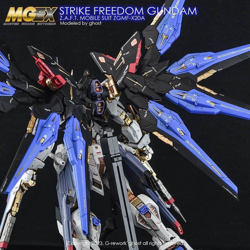 G-Rework Decal - MGEX ZGMF-X20A Strike Freedom Gundam Use
