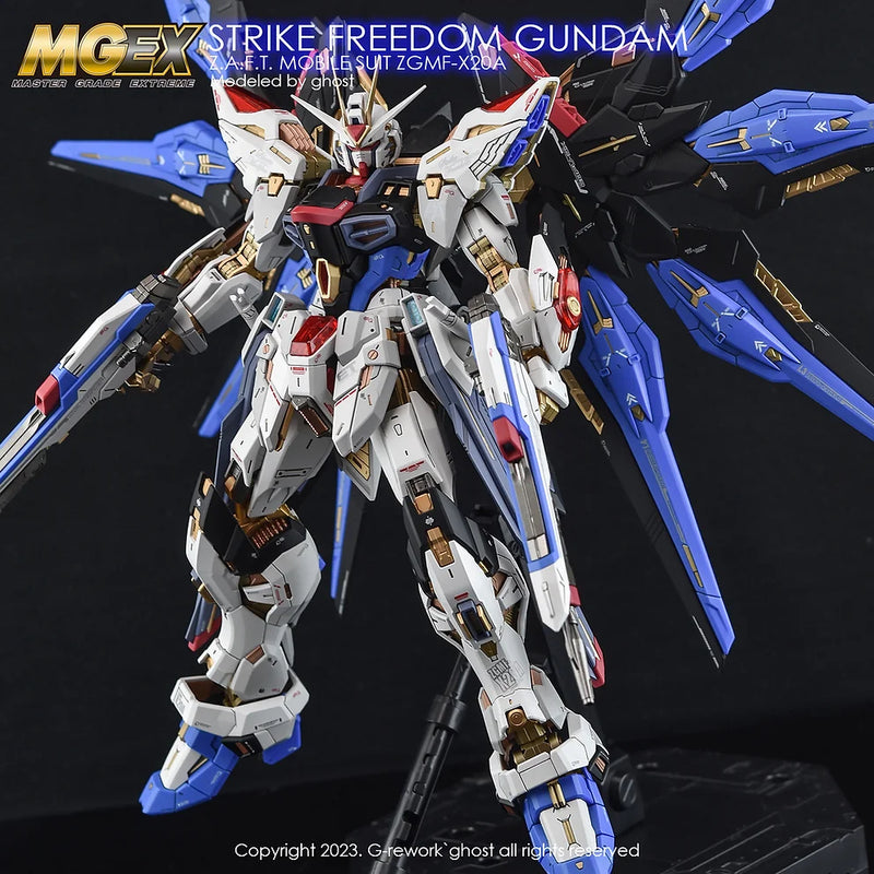 G-Rework Decal - MGEX ZGMF-X20A Strike Freedom Gundam Use