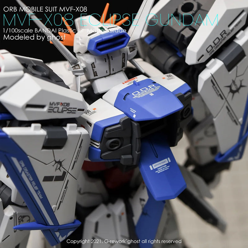 G-Rework Decal - MG MVF-X08 Eclipse Gundam Use