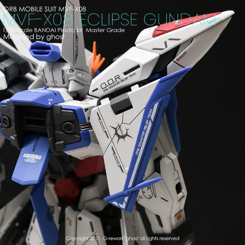 G-Rework Decal - MG MVF-X08 Eclipse Gundam Use