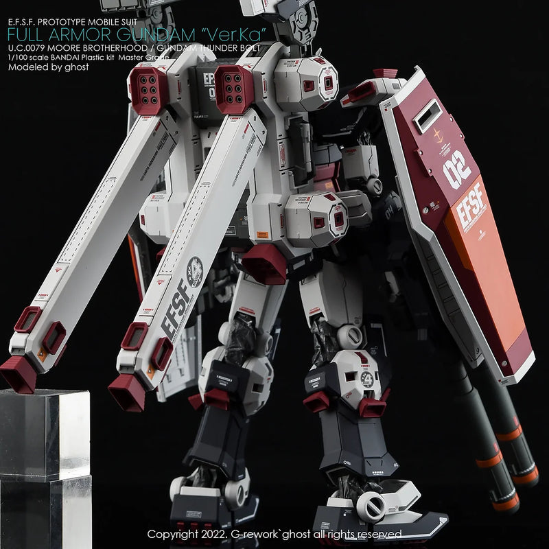 G-Rework Decal - MG FA-78 Full Armor Gundam Ver.Ka (Thunderbolt Ver.) Use