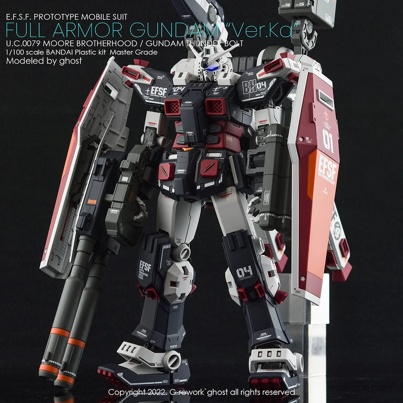 G-Rework Decal - MG FA-78 Full Armor Gundam Ver.Ka (Thunderbolt Ver.) Use