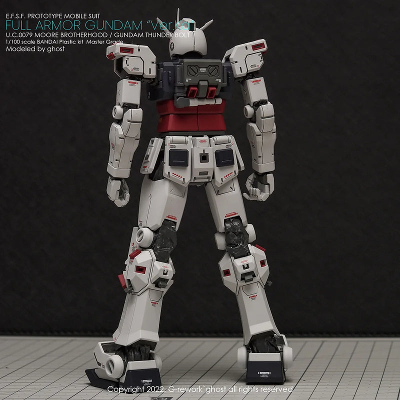 G-Rework Decal - MG FA-78 Full Armor Gundam Ver.Ka (Thunderbolt Ver.) Use