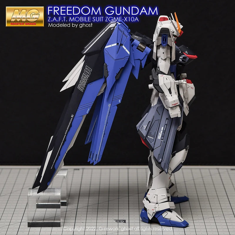 G-Rework Decal - MG ZGMF-X10A Freedom Gundam Ver.2.0 Use
