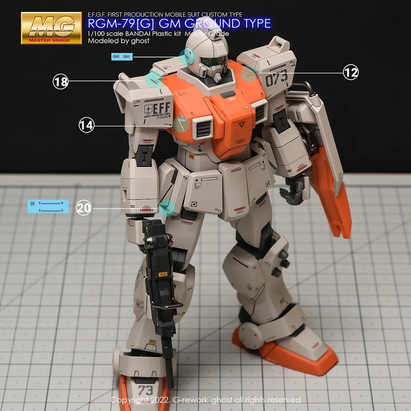 G-Rework Decal - MG RGM-79[G] GM Ground Type Use