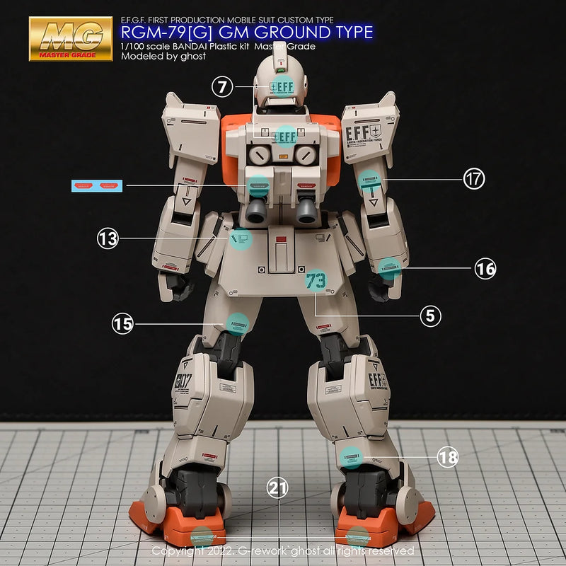 G-Rework Decal - MG RGM-79[G] GM Ground Type Use