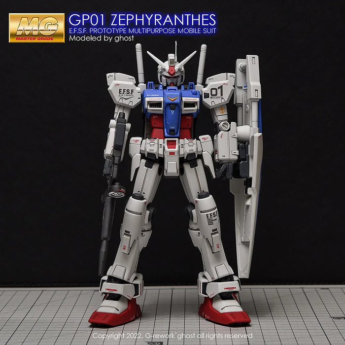 G-Rework Decal - MG RX-78GP01 Gundam GP01 Zephyranthes Use
