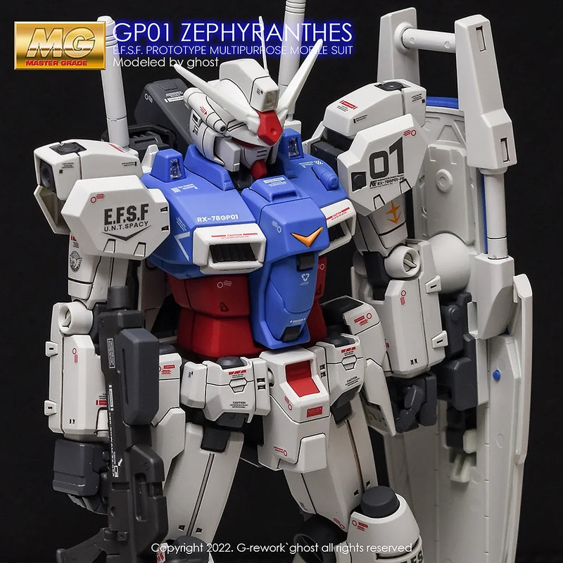 G-Rework Decal - MG RX-78GP01 Gundam GP01 Zephyranthes Use