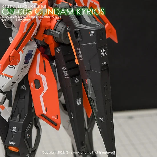 G-Rework Decal - MG GN-003 Gundam Kyrios Use
