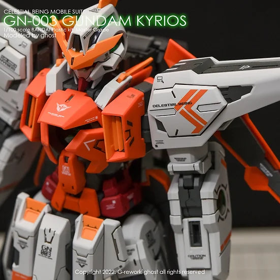 G-Rework Decal - MG GN-003 Gundam Kyrios Use