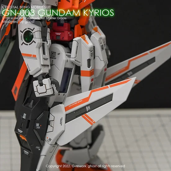 G-Rework Decal - MG GN-003 Gundam Kyrios Use