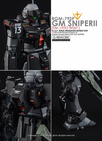 G-Rework Decal - MG RGM-79SP GM Sniper II (Lydo Wolf)