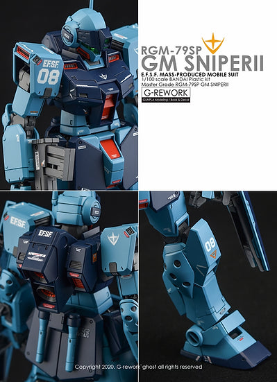 G-Rework Decal - MG RGM-79SP GM Sniper II Use