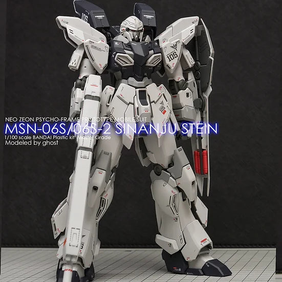 G-Rework Decal - MG MSN-06S-2 Sinanju Stein Use