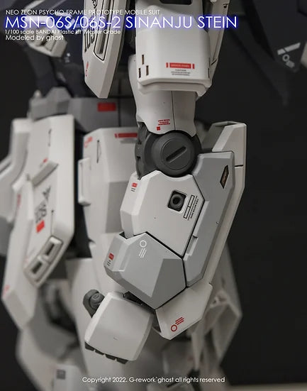 G-Rework Decal - MG MSN-06S-2 Sinanju Stein Use