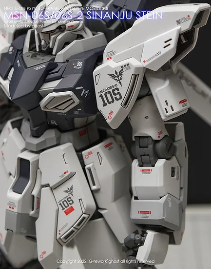 G-Rework Decal - MG MSN-06S-2 Sinanju Stein Use