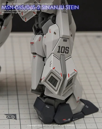 G-Rework Decal - MG MSN-06S-2 Sinanju Stein Use