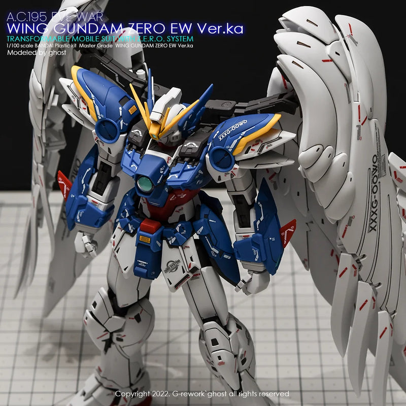 G-Rework Decal - MG XXXG-00W0 Wing Gundam Zero EW Ver.Ka Use (Decal v2.0)