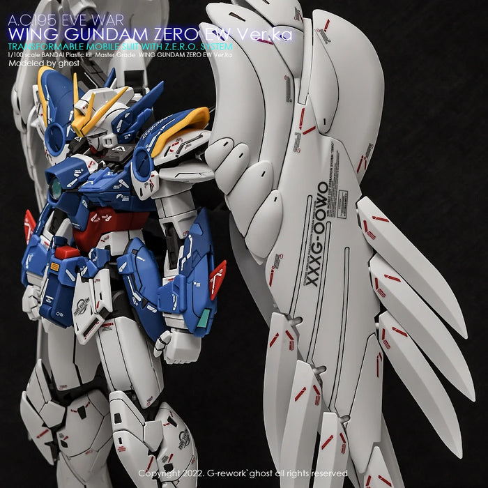 G-Rework Decal - MG XXXG-00W0 Wing Gundam Zero EW Ver.Ka Use (Decal v2.0)