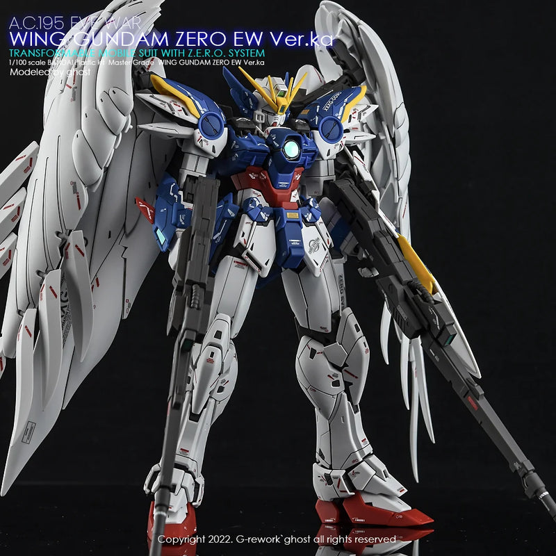 G-Rework Decal - MG XXXG-00W0 Wing Gundam Zero EW Ver.Ka Use (Decal v2.0)
