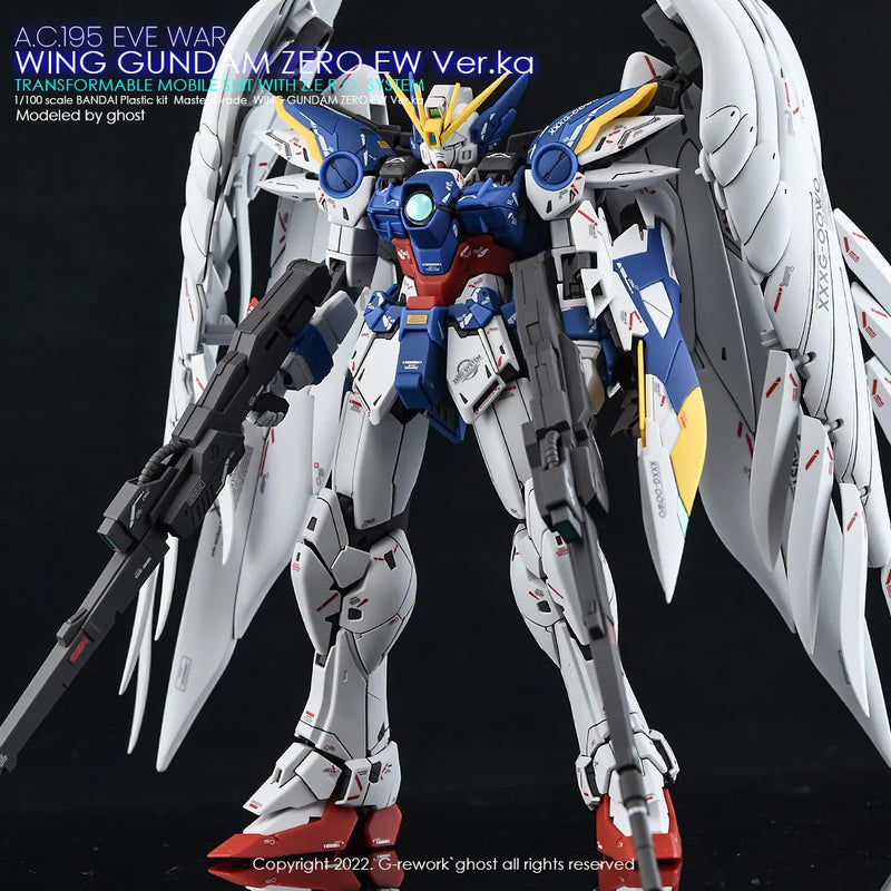 G-Rework Decal - MG XXXG-00W0 Wing Gundam Zero EW Ver.Ka Use (Decal v2.0)