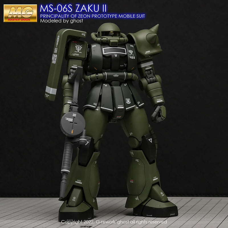 G-Rework Decal - MG MS-06F/J Zaku II Ver.2.0 Use