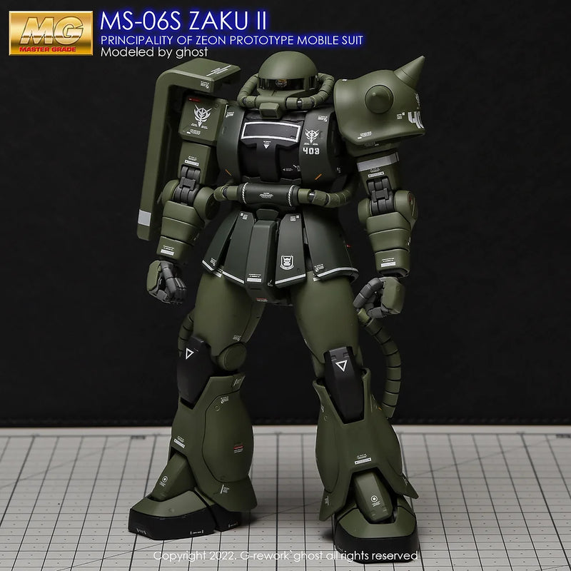 G-Rework Decal - MG MS-06F/J Zaku II Ver.2.0 Use