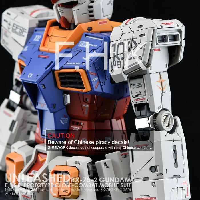 G-Rework Decal - PG Unleashed RX-78-2 Gundam - Argama Hobby - Canada ...