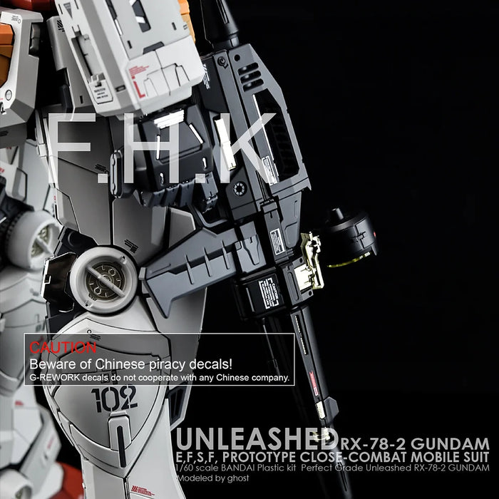 G-Rework Decal - PG Unleashed RX-78-2 Gundam - Argama Hobby - Canada ...