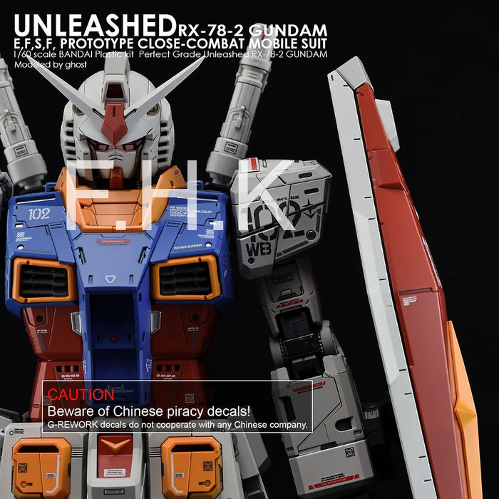 Bandai Spirits: Gundam - PG Unleashed 1/60 RX-78-2 Gundam Model Kit