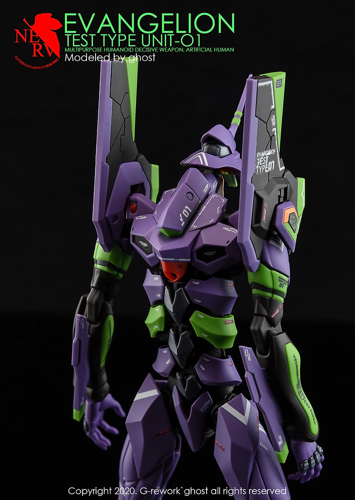 G-Rework Decal - RG Evangelion Test Type Unit-01 (EVA01) Use