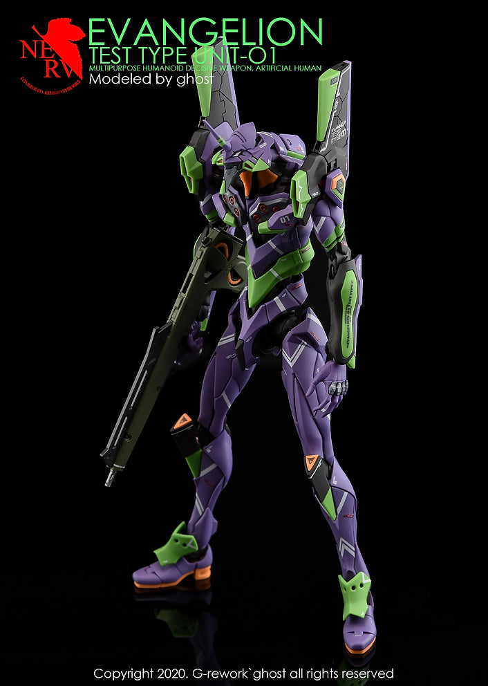 G-Rework Decal - RG Evangelion Test Type Unit-01 (EVA01) Use