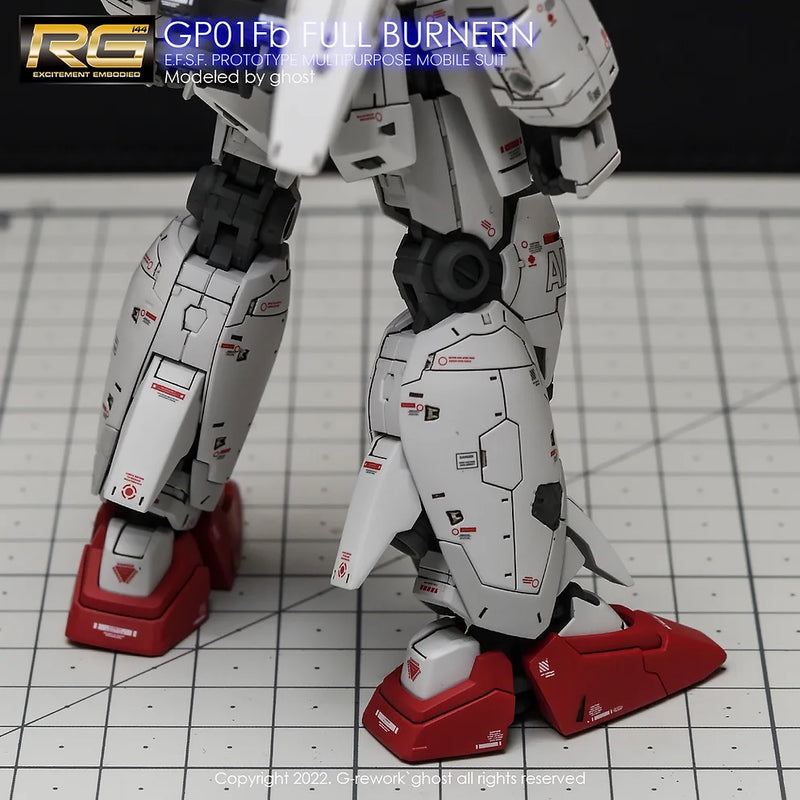 G-Rework Decal - RG RX-78GP01Fb Gundam GP01 Full Burnern Use