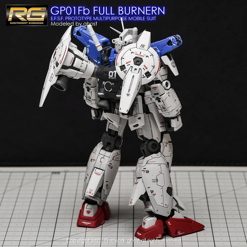 G-Rework Decal - RG RX-78GP01Fb Gundam GP01 Full Burnern Use