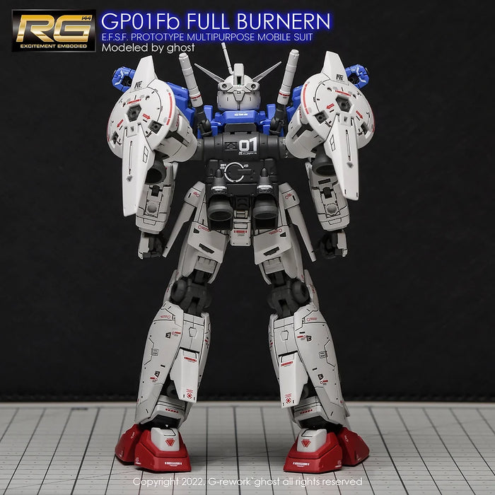 G-Rework Decal - RG RX-78GP01Fb Gundam GP01 Full Burnern Use