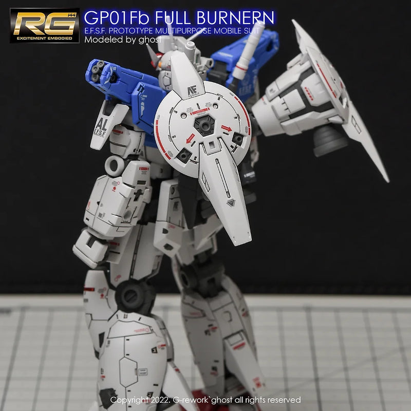 G-Rework Decal - RG RX-78GP01Fb Gundam GP01 Full Burnern Use