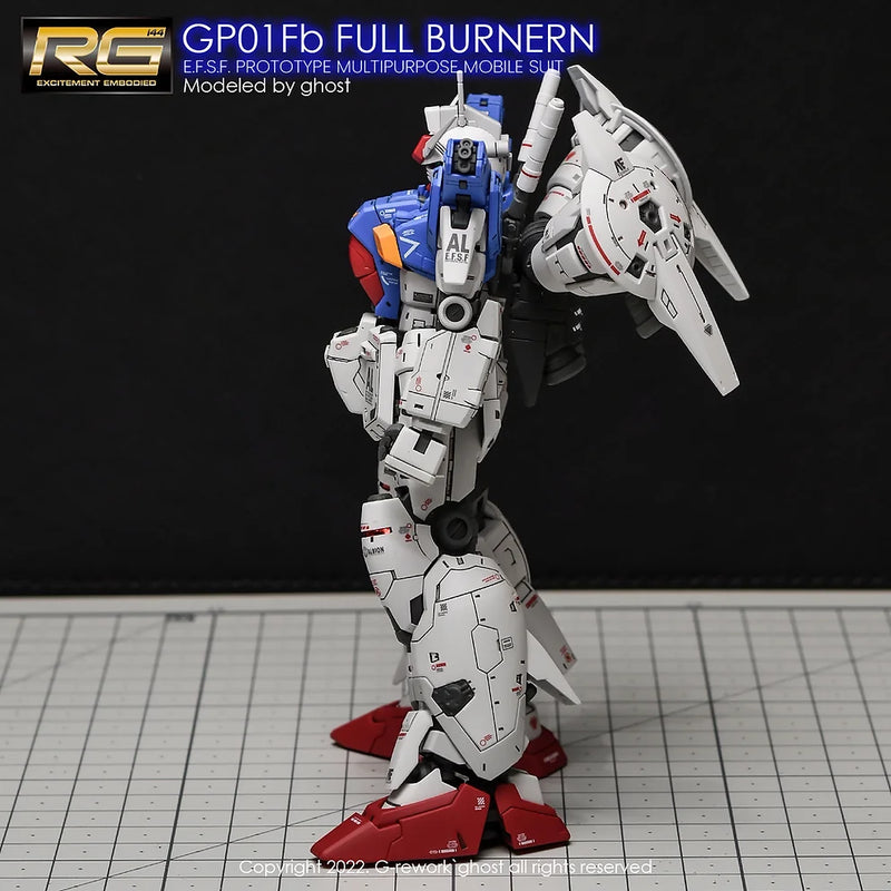 G-Rework Decal - RG RX-78GP01Fb Gundam GP01 Full Burnern Use