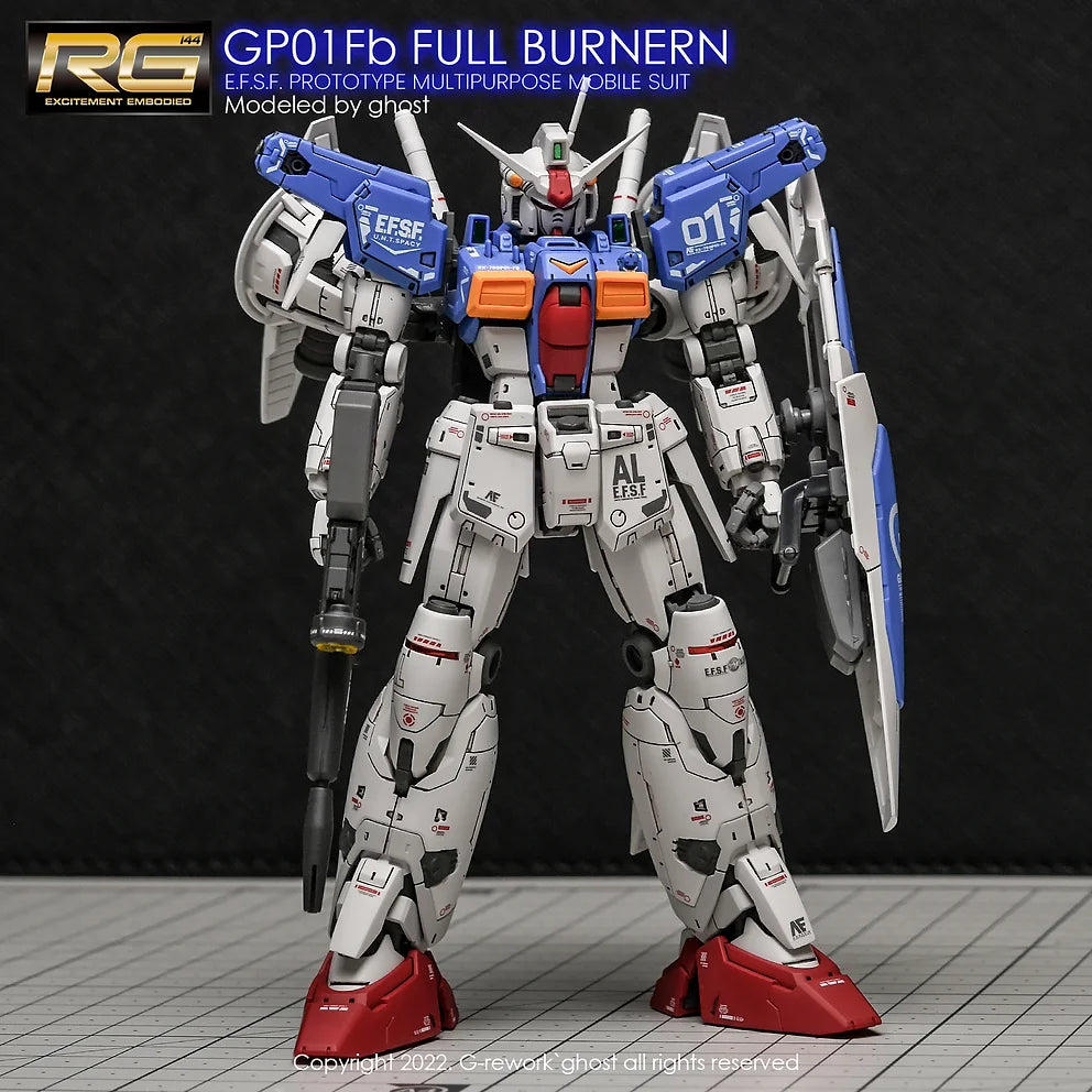 G-Rework Decal - RG RX-78GP01Fb Gundam GP01 Full Burnern Use - Argama ...