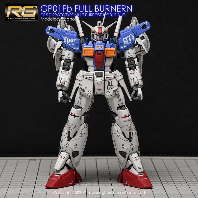 G-Rework Decal - RG RX-78GP01Fb Gundam GP01 Full Burnern Use