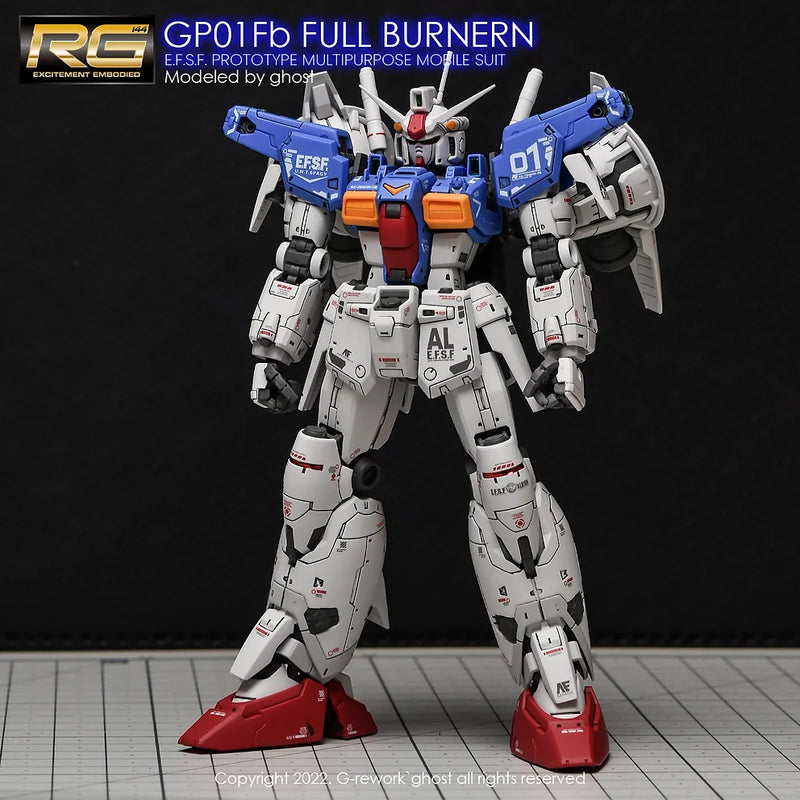G-Rework Decal - RG RX-78GP01Fb Gundam GP01 Full Burnern Use